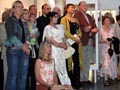 Heroes and College colleagues enjoy the show - click on image to enlarge 